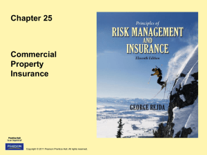 Chapter 25 Commercial Property Insurance