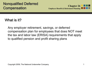 Nonqualified Deferred Compensation What is it?
