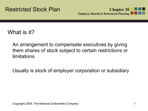 Restricted Stock Plan What is it?