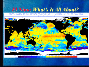 El Nino: What’s It All About?