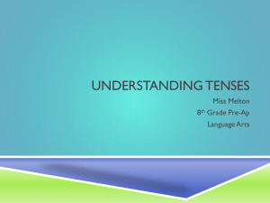 Understanding Tenses