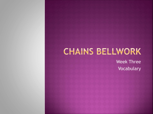 Chains Bellwork 3