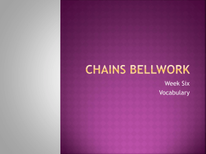 Chains Bellwork 6