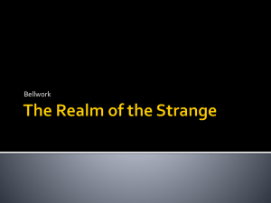 Realm of the Strange Bellwork