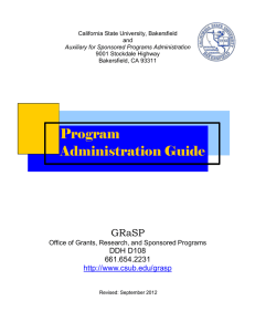 Program Administration Guide 2012