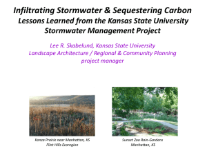 Infiltrating Stormwater &amp; Sequestering Carbon Stormwater Management Project