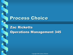 Process choice