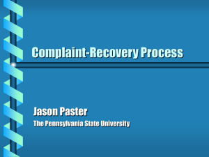 Complaint-Recovery Process2