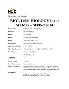 Biol 1406 Syllabus TTH 8-11 Spr14.doc