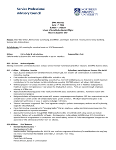 Service Professional Advisory Council SPAC Minutes June 17, 2015