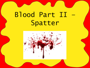Blood Spatter