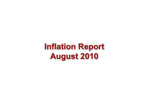 Inflation Report August 2010