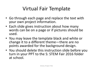 Virtual Fair Template
