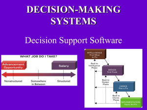 Decision Making Systems