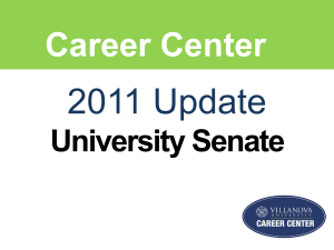 Career Center 2011 Update