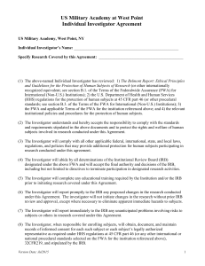 USMA Individual Investigator Agreement.docx