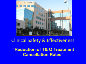 Reduction T O cancel rates