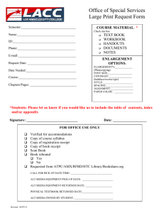 5-7 Large Print Request Form