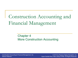 Chapter 04 - More Construction Accounting.ppt