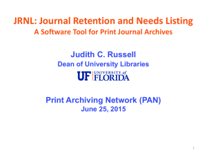 JRNL Database