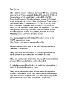 The National Marine Fisheries Service (NMFS) is soliciting