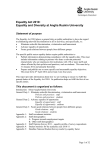 Equality Diversity & Inclusion Annual Report 2011 (Word document)