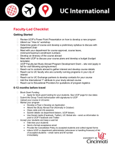 Faculty-Led Checklist