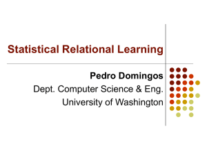 Statistical Relational Learning