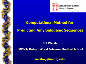 Computational Method for Predicting Amyloidogenic Sequences