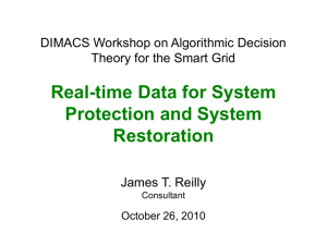 Real-time Data for System Protection and System Restoration