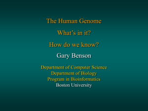 The Human Genome: What's In It and How Do We Know?