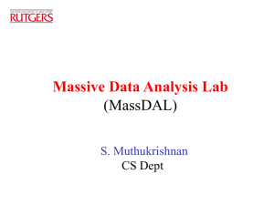 Embedding Methods for Massive Data Sets and Their Applications