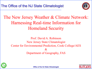 The New Jersey Weather and Climate Network:
