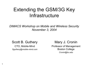Extending the GSM/3G Key Infrastructure