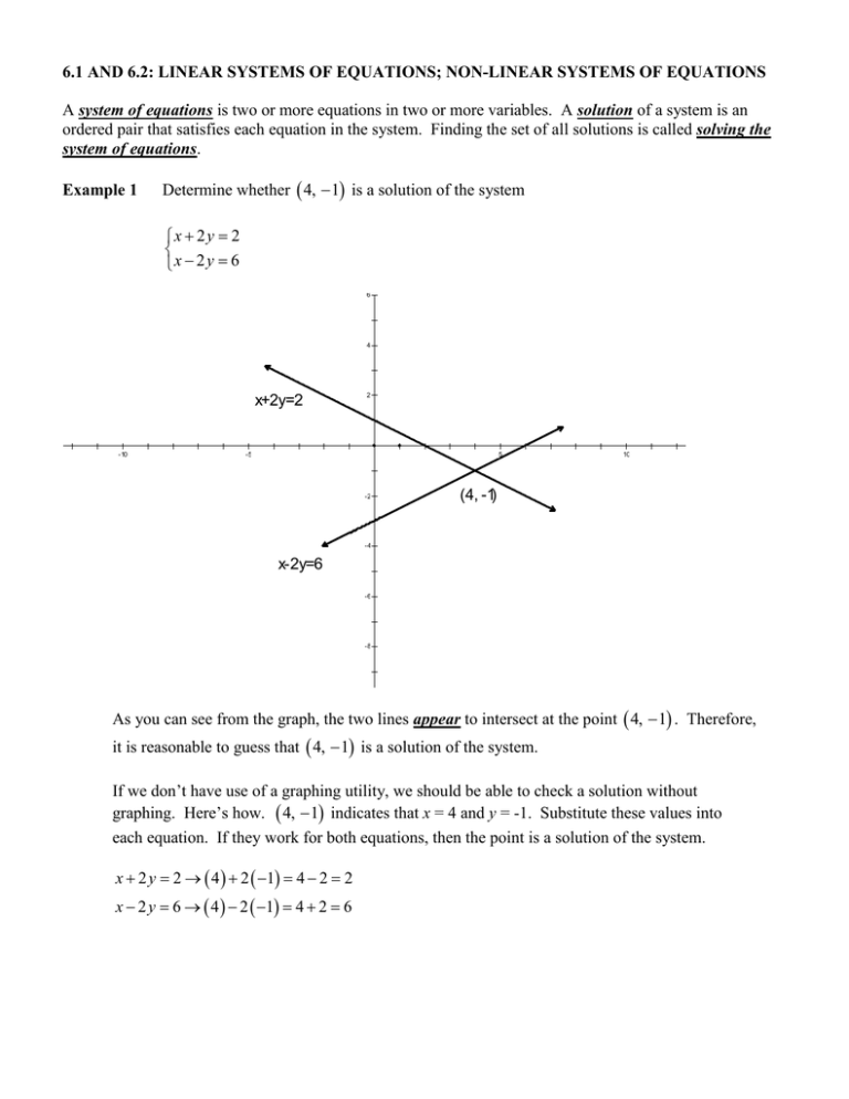 MATH 1314 SPRING 2015 6.1 6.2 systems.doc