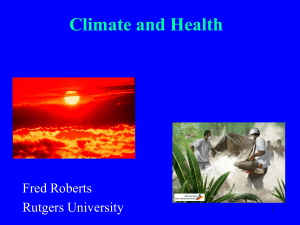 Climate and Disease