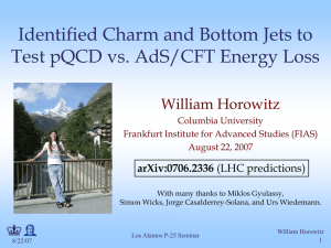 Identified Charm and Bottom Jets to Test pQCD vs. AdS/CFT Energy Loss