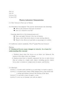 Formal Presentation Documents