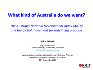 What kind of Australia do we want? Mike Salvaris