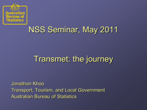 NSS Seminar, May 2011 Transmet: the journey Jonathon Khoo