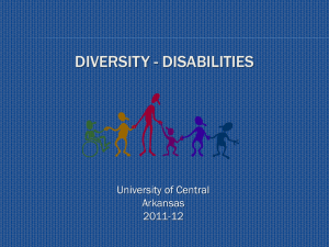 Diversity Disabilities