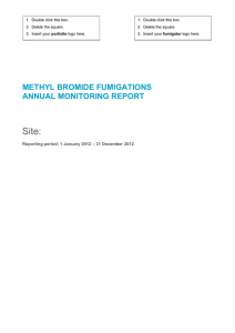 Methyl bromide monitoring report template (Word, 116 kb)