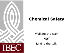 Chemical Safety Slides