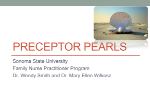 Preceptors Pearls One