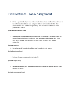 Lab 6 assignment