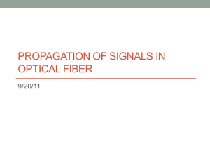 Lecture 3 - Propagetion trhough optical fiber - Part II