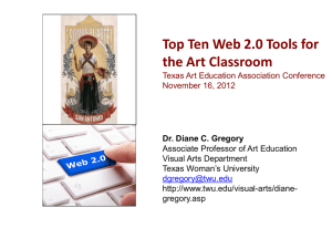 Top Ten Web 2.0 Tools for the Art Classroom