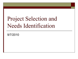 Lecture 2: Project Requirements