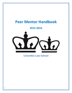 Handbook for Mentors