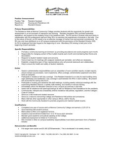 MCC RA job description 08-09.doc